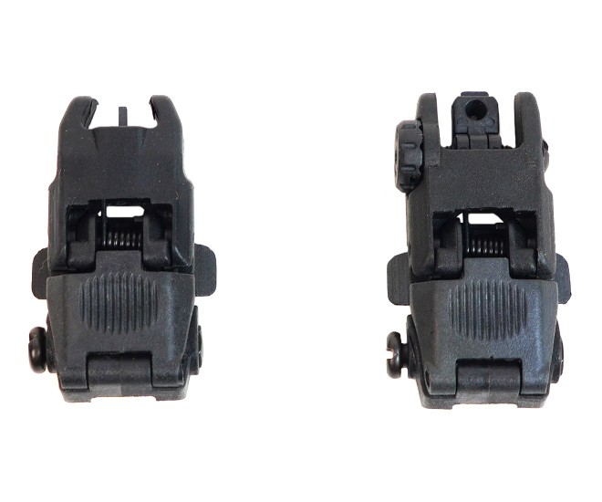 Мушка и целик складные FMA FBUS Gen2 Black (TB-01)