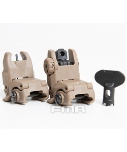 Мушка и целик складные FMA FBUS Gen2 Desert (TB-02)
