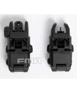 Мушка и целик складные FMA FBUS Gen1 Black (TB-26)