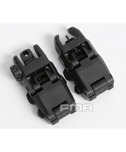 Мушка и целик складные FMA FBUS Gen1 Black (TB-26)