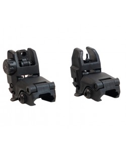 Мушка и целик складные FMA FBUS Gen1 Black (TB-26)