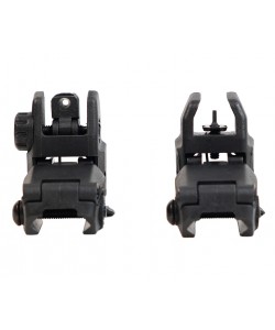 Мушка и целик складные FMA FBUS Gen1 Black (TB-26)