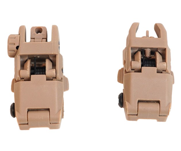 Мушка и целик складные FMA FBUS Gen1 Desert (TB-27)