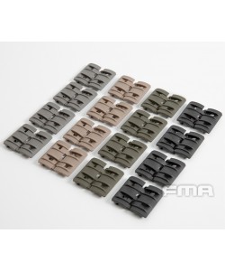 Комплект накладок FMA ACM FTM на Picatinny (BK / DE / FG / OD) 32 шт.