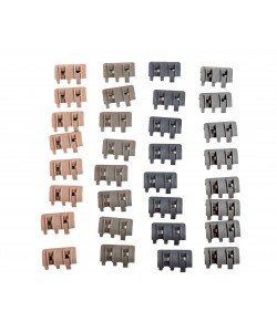 Комплект накладок FMA ACM FTM на Picatinny (BK / DE / FG / OD) 32 шт.