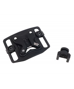 Карабин пластиковый FMA Backplane MOLLE под ремень (Black)