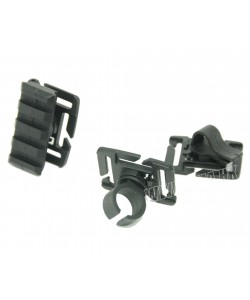 Комплект креплений FMA на систему MOLLE для ленты 25 мм, 3 шт. (Black)