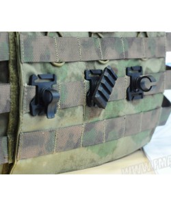 Комплект креплений FMA на систему MOLLE для ленты 25 мм, 3 шт. (Desert)
