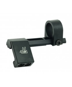 Кронштейн с кольцом FMA Dropwing .830” для фонаря на RIS-планку (Black)