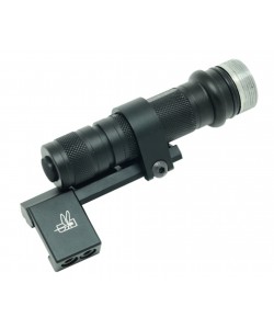 Кронштейн с кольцом FMA Dropwing 1” для фонаря на RIS-планку (Black)