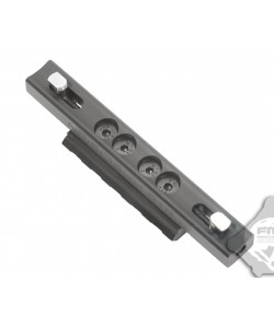 Крепление с планкой FMA Lowpro 45° для фонаря на MK18 и HK416/417 (Black)