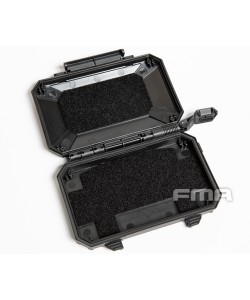Кейс пластиковый FMA для хранения предметов для выживания, 186x131x39 мм (Black)