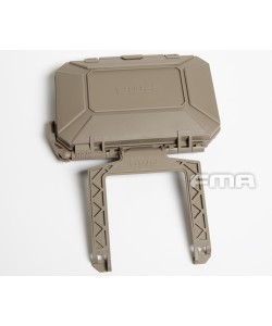 Кейс пластиковый FMA для хранения предметов для выживания, 186x131x39 мм (Desert)