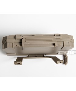 Кейс пластиковый FMA для хранения предметов для выживания, 186x131x39 мм (Desert)