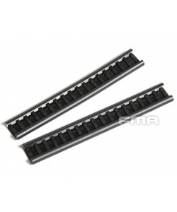Комплект накладок FMA 1913 Soft Rail на Picatinny (Black)