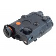 Тактический блок (фонарь с ЛЦУ) FMA AN-PEQ-15 Upgrade Ver. LED White +Red laser w/IR BK - фото № 2