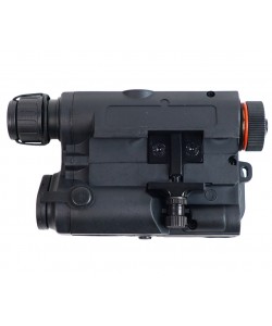 Тактический блок (фонарь с ЛЦУ) FMA AN-PEQ-15 Upgrade Ver. LED White +Red laser w/IR BK