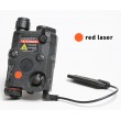 Тактический блок (фонарь с ЛЦУ) FMA AN-PEQ-15 Upgrade Ver. LED White +Red laser w/IR BK - фото № 9