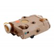 Тактический блок (фонарь с ЛЦУ) FMA AN-PEQ-15 Upgrade Ver. LED White +Red laser w/IR DE - фото № 2