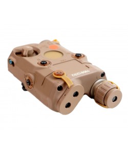 Тактический блок (фонарь с ЛЦУ) FMA AN-PEQ-15 Upgrade Ver. LED White +Red laser w/IR DE