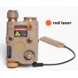 Тактический блок (фонарь с ЛЦУ) FMA AN-PEQ-15 Upgrade Ver. LED White +Red laser w/IR DE - фото № 8