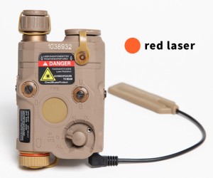 Тактический блок (фонарь с ЛЦУ) FMA AN-PEQ-15 Upgrade Ver. LED White +Red laser w/IR DE