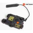 Тактический блок (фонарь с ЛЦУ) FMA PEQ LA5 Upgrade Ver. LED White+Red laser w/IR BK - фото № 8
