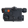 Тактический блок (фонарь с ЛЦУ) FMA PEQ LA5 Upgrade Ver. LED White+Red laser w/IR BK - фото № 3