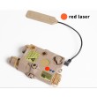 Тактический блок (фонарь с ЛЦУ) FMA PEQ LA5 Upgrade Ver. LED White+Red laser w/IR DE - фото № 8