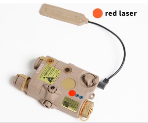Тактический блок (фонарь с ЛЦУ) FMA PEQ LA5 Upgrade Ver. LED White+Red laser w/IR DE