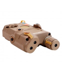 Тактический блок (фонарь с ЛЦУ) FMA PEQ LA5 Upgrade Ver. LED White+Red laser w/IR DE