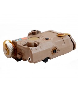 Тактический блок (фонарь с ЛЦУ) FMA PEQ LA5 Upgrade Ver. LED White+Red laser w/IR DE