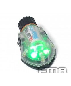 Тактический сигнальный маячок для шлема FMA Manta Strobe (Black/Green)