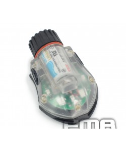 Тактический сигнальный маячок для шлема FMA Manta Strobe (Black/Green)