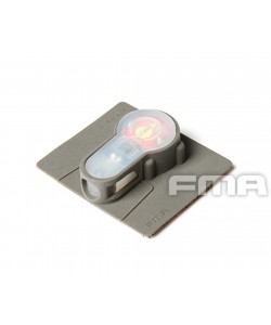Тактический сигнальный маячок для шлема FMA S-LITE Hook Base Strobe (FG/Red)