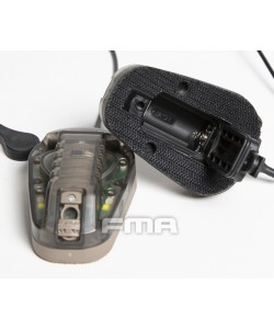 Тактический сигнальный маячок для шлема FMA PIM HEL-STAR 6 (Black/Red)