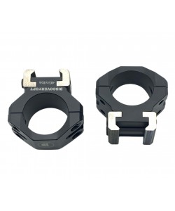 Кольца 30 мм Discovery на Weaver (низкие, Titanium)