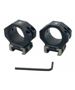 Кольца 30 мм Discovery на Weaver (низкие, Titanium)