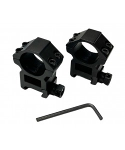 Кольца 25,4 мм RealArm на Weaver высокие (Н=18мм)
