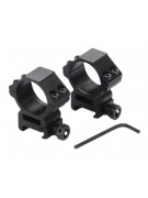 Кольца 30 мм RealArm на Weaver высокие (Н=22мм)