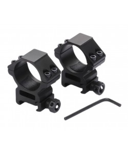 Кольца 30 мм RealArm на Weaver высокие (Н=22мм)