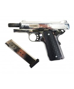 Сигнальный пистолет K1911 KURS Compact (Colt) кал. 5,5 мм под 10ТК, хром