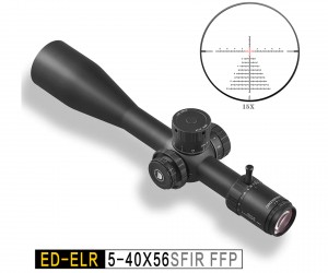 Оптический прицел Discovery ED-ELR 5-40x56SFIR, 35 мм, подсветка, на Weaver