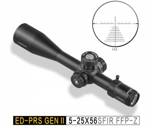 Оптический прицел Discovery ED-PRS 5-25X56SFIR, 34 мм, подсветка, на Weaver