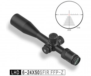Оптический прицел Discovery LHD-NV 6-24X50SFIR, 30 мм, на Weaver