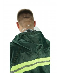 Плащ-дождевик RealArm легкий, влагозащитный (Green)