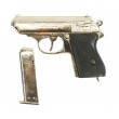 |Уценка| Макет пистолет Вальтер PPK Waffen-SS, никель (Германия, 1929 г., 2-я Мир.война) (№ 571-УЦ) - фото № 3
