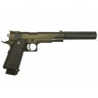 |Уценка| Страйкбольный пистолет Galaxy G.6A (Colt Hi-Capa) с глушителем и ЛЦУ (№ 584-УЦ) - фото № 2