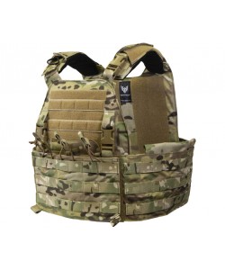 Разгрузочный бронежилет Wartech TV-124 «Север», плитник 6094, с быстросбросом (Multicam) S/M