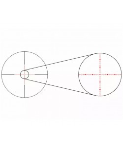 Оптический прицел GAUT Obsidian 1-8x24, 30 мм, подсветка, сетка Half MD